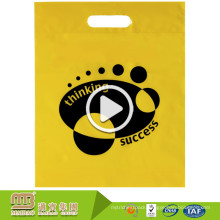 Heavy Duty Promotional Degradable Material Logo Printing Custom Plastic Polythene Shopping Bags with Handle